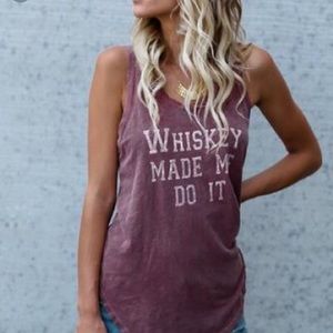 ‘Whiskey made me do it’ tank.